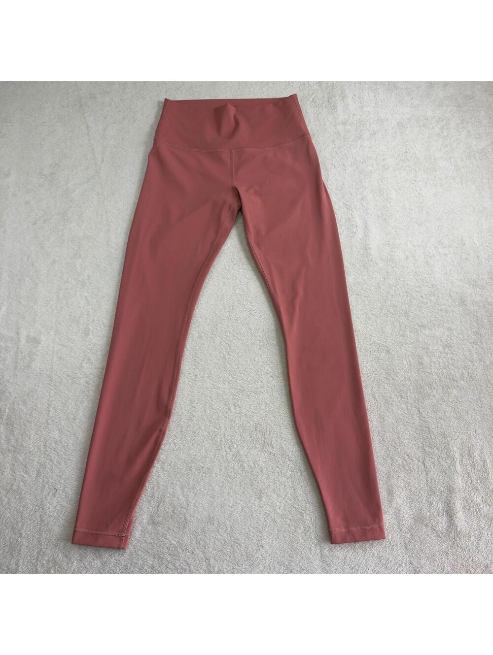 Lululemon Align High Rise Peach Colored Tights Womens 6